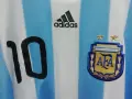 Argentina Lionel Messi Adidas оригинална тениска фланелка Аржентина Меси 2XL , снимка 3