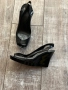Нови луксозни качествени черни Италия  силикон силиконови сандали платформа , снимка 3