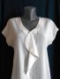 Елегантна бяла блуза, снимка 1 - Ризи - 29523592