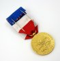 Франция-Почетен медал на труда 3-та степен-Оригинал-Позлата-Сребро, снимка 4