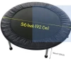 Фитнес трамплин Fitness Trampoline, Материална конструкция, 5 опорни крака, 30 броя пружини, Ф92 см , снимка 3
