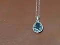 Дамско сребърно колие, снимка 1