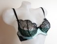 Ann Summers 70C дантелен сутиен в черно и сатен, снимка 2