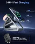 NANAMI Безжично зарядно устройство 3 в 1 за  iPhone, iWatch, AirPods, снимка 4