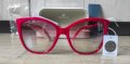 Swarovski нови дамски луксозни слънчеви очила с кристилни елементи червени 