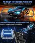 10-инчова 4K 2160P UHD огледална камера видеорегистратор, снимка 2