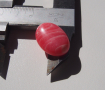 Естествен полускъпоценен камън кабошон- розов родонит, снимка 3