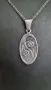 Сребърен синджир с висулка 925 Italy , снимка 3