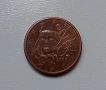 Френска монета от 1 евро цент от 2007г., снимка 1