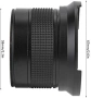 Нов Широкоъгълен фишай обектив 58 мм за DSLR фотоапарат камера леща снимки, снимка 9