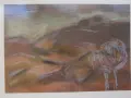 Пейзаж,пастел К.Тасева, снимка 2