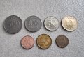  Южна Корея. 1, 5, 10, 10, 50 ,100 и 500 вона. 7 бройки., снимка 1