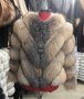 Дамско луксозно палто лисица код 3224