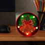 Диамантен гоблен Коледна украса с подсветка , снимка 2