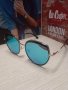 Дамски сини огледални слънчеви очила 2024, снимка 3