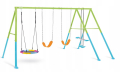 Голяма градинска люлка и пързалка 442 x 235 x 200 см INTEX CROCOLAND, снимка 1