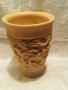 старинна ръчно гравирана азиатска ваза , снимка 3