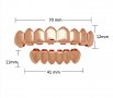 Hip Hop Grillz 8 set / Хип хоп грилз 8 комплект - Rose, снимка 3
