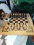 Шах-табла48/48 с дървени фигури и пулове, снимка 2