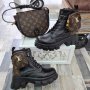 Louis Vuitton комплект боти и чанта