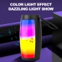 Преносима LED тонколона ZQS1202, Bluetooth, Micro SD, USB, FM радио, LED светлина, снимка 8