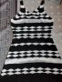 Плетена черно бяла рокля, снимка 8