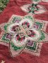 Старо ръчно тъкано килимче черга рогозка килим пътека, снимка 2