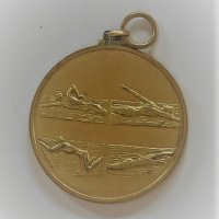Медал плуване Белгия 1989, снимка 1 - Антикварни и старинни предмети - 40615713