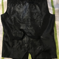 Мъжка жилетка Monarchy Black Embroidery S Small Rare Vest в черно, снимка 4 - Костюми - 36551727