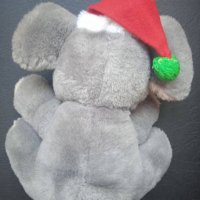 Слонче с коледна шапка (Коледа / Нова година), снимка 2 - Плюшени играчки - 42278055