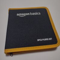 Комплект клещи 3 броя Amazon Basics в калъф висококачествена стомана, снимка 3 - Клещи - 42916661