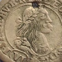 Сребърна монета 6 кройцера 1671г. Леополд първи Кремниц Унгария 13665, снимка 4 - Нумизматика и бонистика - 42899810