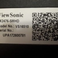 ViewSonic VX2476-SMHD за части, снимка 4 - Монитори - 37251897