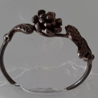 Сребърен пръстен на100год, снимка 5 - Антикварни и старинни предмети - 32133261