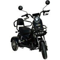 Двуместна електрическа триколка PUDDING 1800W | Червена Перла, снимка 2 - Мотоциклети и мототехника - 44478415