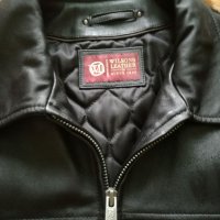 Продавам/Бартер Черно Яке от Естествена Кожа Wilsons Leather, снимка 2 - Якета - 40300282