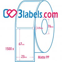 3labels Етикети на ролка за цветни инкджет принтери - Epson, Afinia, Trojan inkjet, снимка 4 - Консумативи за принтери - 38218549