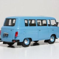 Barkas B1000 микробус 1963 - мащаб 1:43 на DeAgostini моделът е нов в блистер, снимка 3 - Колекции - 44494293