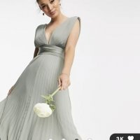 Нова елегантна рокля от шифон Asos Design, снимка 4 - Рокли - 39407396