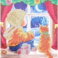 5D Гоблен Коледен момченце с коте диамантен детски картина мозайка за направа схема камъчета, снимка 1 - Гоблени - 38209022