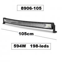 Халоген LED BAR - 105 см. извит -594W -8906-105, снимка 1 - Аксесоари и консумативи - 30665133