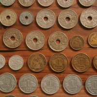 Стари френски не повтарящи се монети от 20,30 и 40-те години, снимка 8 - Нумизматика и бонистика - 42107572