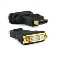 Преходник от DisplayPort към DVI F 24+5 Digital One SP00121 Адаптер DP to DVI D F gold plated, снимка 1 - Кабели и адаптери - 29264051