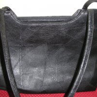Нова Кожена чанта Дамска чанта Черна чанта Отличен подарък, снимка 2 - Чанти - 28636633