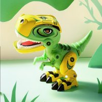 Интерактивен динозавър MY66 зелено и жълто, снимка 1 - Музикални играчки - 36930287