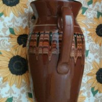 Троянска битова керамика - комплект кана 1 л., 6 бр.чаши 150 мл., 5 бр. чаши 100 мл., снимка 12 - Сервизи - 42610852