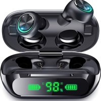 YINPUTENGS Безжични слушалки Bluetooth 5.3 водоустойчиви, снимка 1 - Безжични слушалки - 42829404