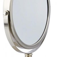 Козметично огледало Amazon Basics - Double-sided modern cosmetic mirror, Nikel, снимка 3 - Друго оборудване - 38863411