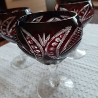 кристални чаши Винтидж колекция, снимка 4 - Чаши - 35310542