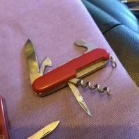 Швейцарско ножче 5 броя отлични, снимка 6 - Ножове - 44372829